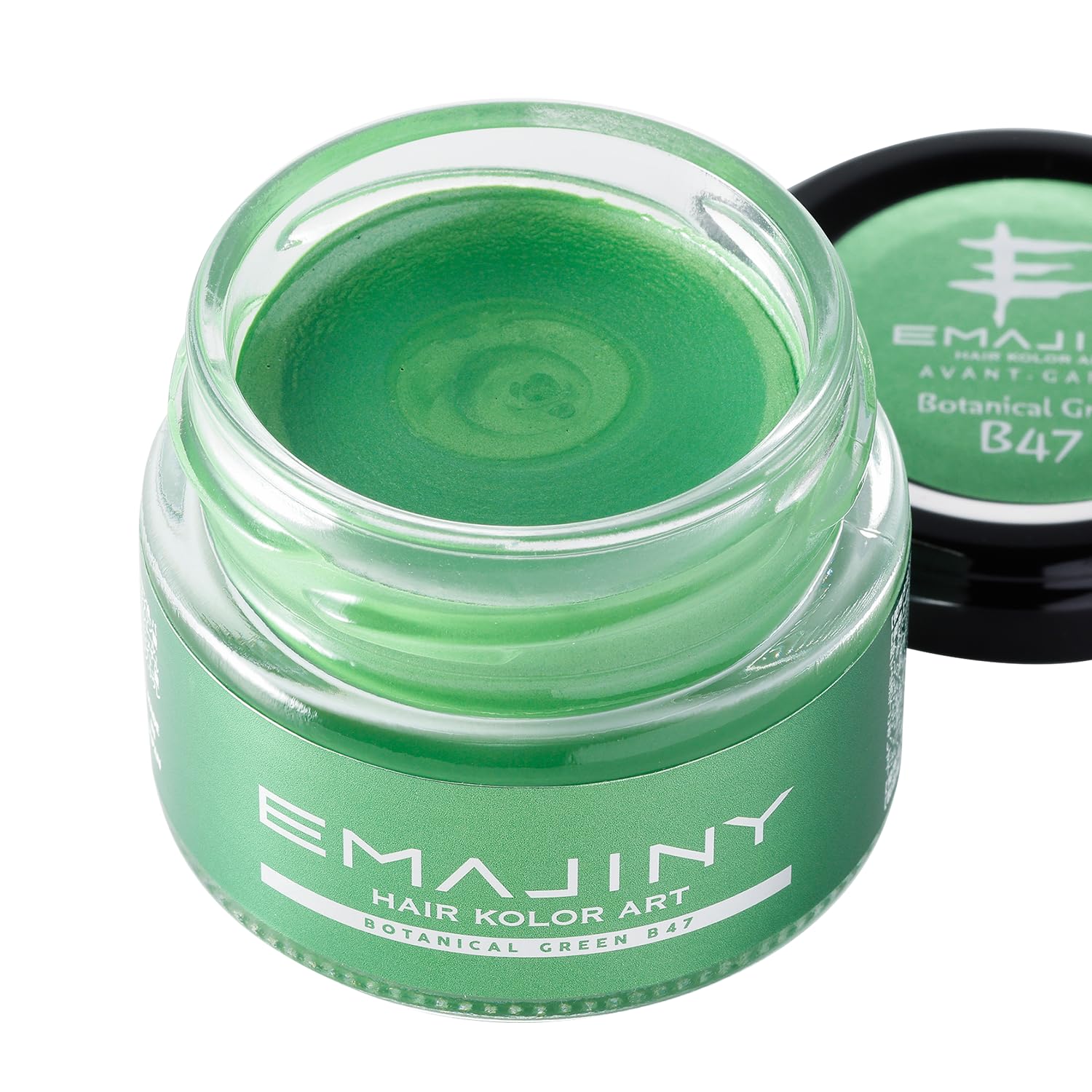 

EMAJINY Botanical Green Hair Color Made in Rinses Out Quickly with Perfect for a Daytime B47 Wax, Green, 36g, Japan, Fragrance-Free, Shampoo, Joker, зелёный