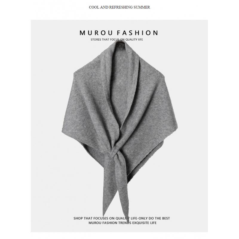 2025 Premium Kaschmir Dreieckstuch Cape für Damen - Weich, Kuschelig, Einfarbiges Nackenwärmer Umhang