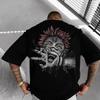 Trendy Funny Manga Graphic T-Shirt Men's and Women's Anime Print Oversized Streetwear Tee Y2K Fashion Clothing Top