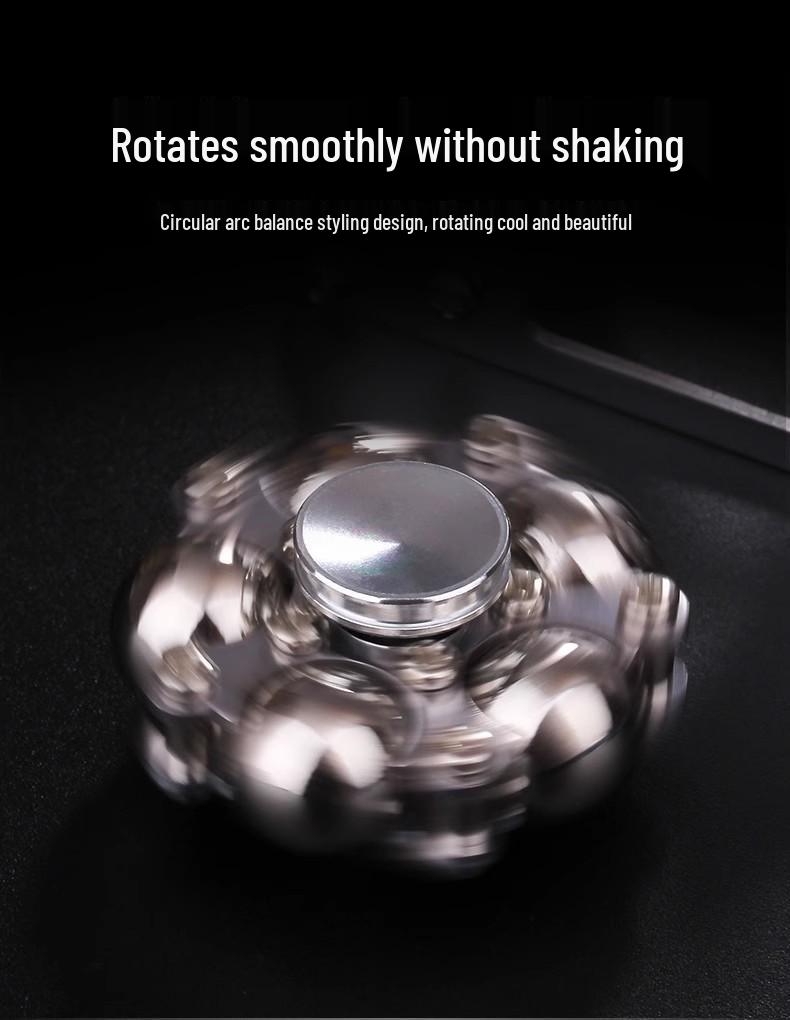 Ferris Wheel Fidget Spinner: Rotating Metal Decompression Toy & Desktop Ornament