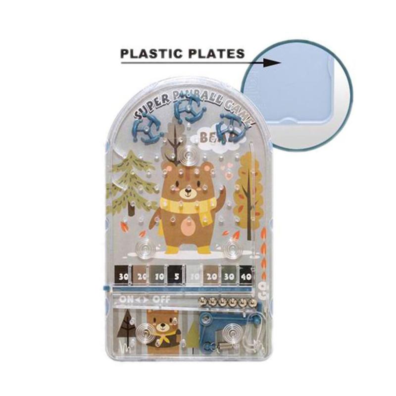 Mini Flipper Desktop-Spiele Maschine Cartoon Kinder Geschenke Lernspielzeug Basketball Labyrinth Perlen Auswurf Peer-Interaktion