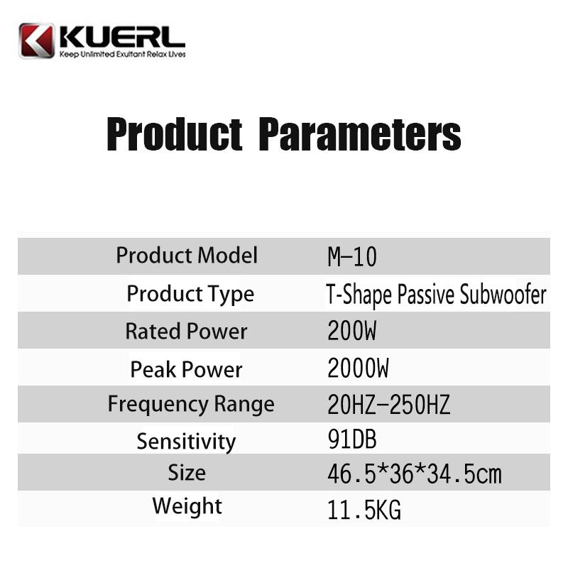 10 Inch Trapezoidal Passive Subwoofer Dual Magnetic Dual Voice Coil Car Audio High Power Overweight Car Subwoofer Modification