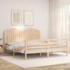 VidaXL Bed Frames with Headboard Super King Solid Wood 3194196