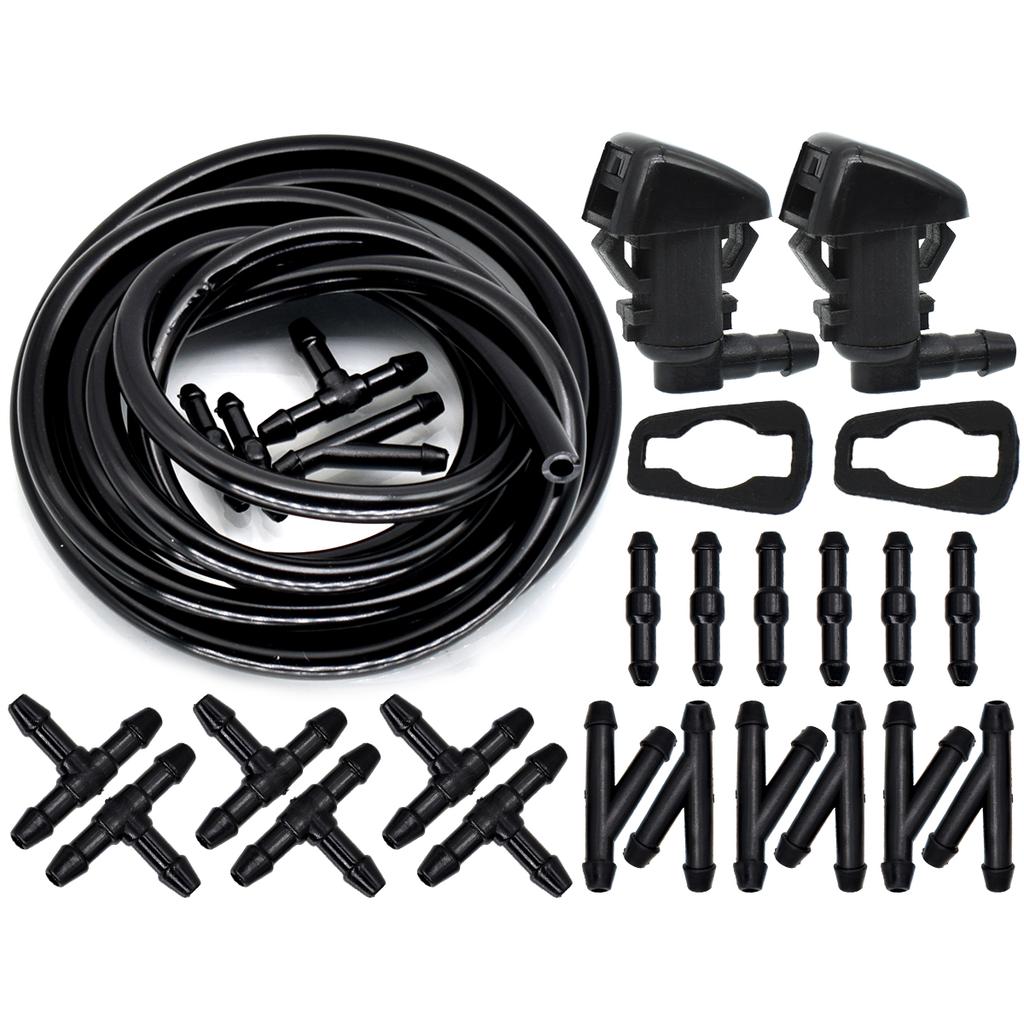 Front Windshield Wiper Washer Spray Jet Nozzle For Jeep Grand Cherokee WK2 2011-2019 Liberty KK Commander Dodge Nitro Durango