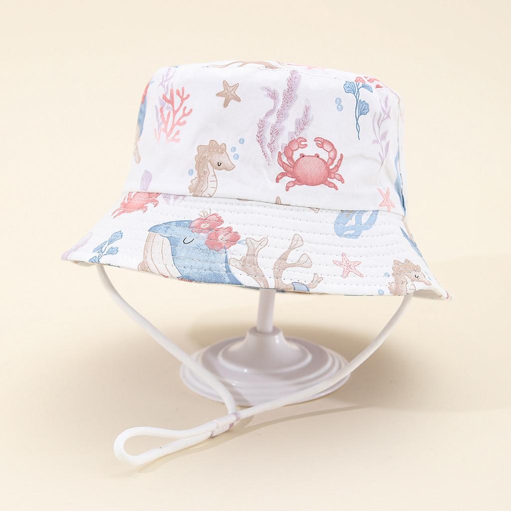 Butterfly Kids Sun Hat With Breathable Cotton Material For Outdoor Play And Sunshade