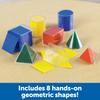Learning Resources Folding Geometric Shapes(TM) Transparent 3D Shapes & Folding Diagrams LER 0921
