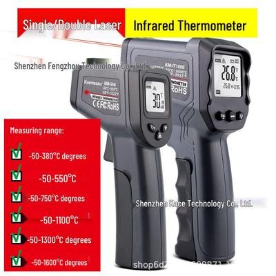 Infrared Thermometer: High-Precision Temperature Gun for Barbecue & Baking (-50 To 1600°C)