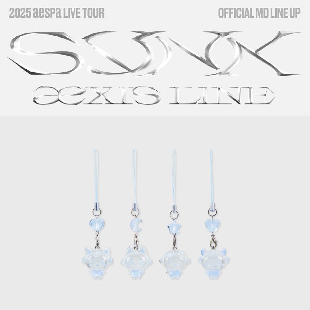 Pre-order 2025 Aespa LIVE TOUR SYNK: aeXIS LINE Phone Strap