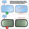 Driver/Passenger Side Mirror Glass For BMW E46 E39 Blue Tinted W/Holder Heated