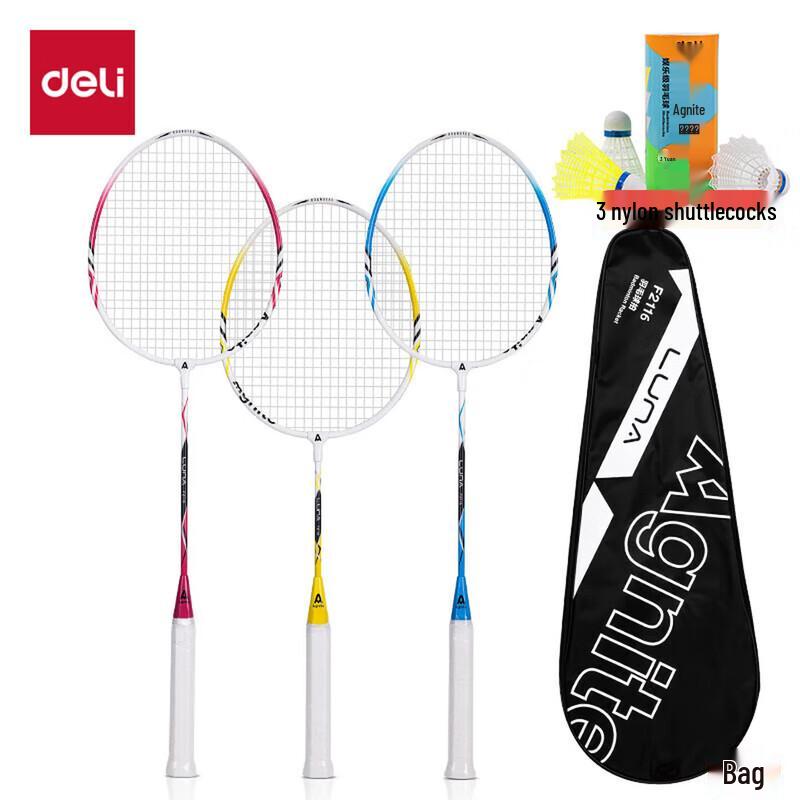 Deli Family Badminton Racket 3-Pack