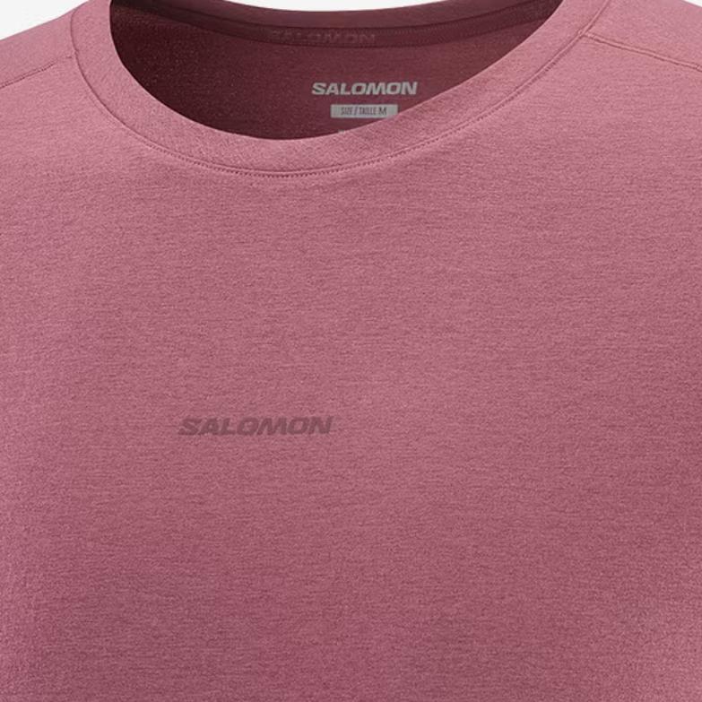 Salomon Trackline Series Elegant Minimalist Practical Long Sleeve T-Shirt Men tops LC2650000