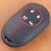 4 Button Silicone Key Ring Case Cover Shell Holder Protector For Fiat 500 500E 2020 2021 2022 Interior Styling Auto Accessories
