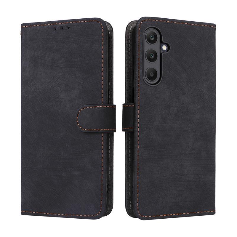 Samsung A25 5G Leather Phone Case with Card Slot, Bracket, and Lanyard - Multifunctional Accessory