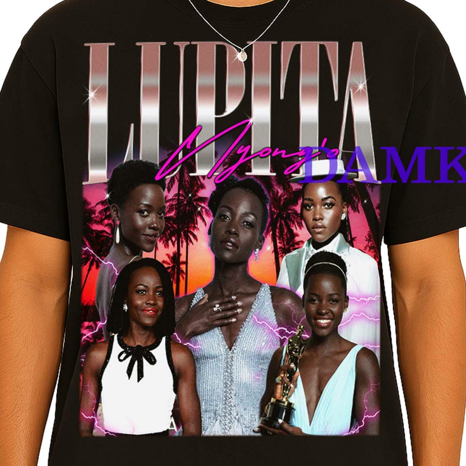 Lupita Nyong O Shirt, Lupita Nyong o Retro Fan Tees, Lupita Nyong o Bootleg Tshirt, Lupita Nyong o Vintage T-shirt, Hollywood Actress Tee 2XL