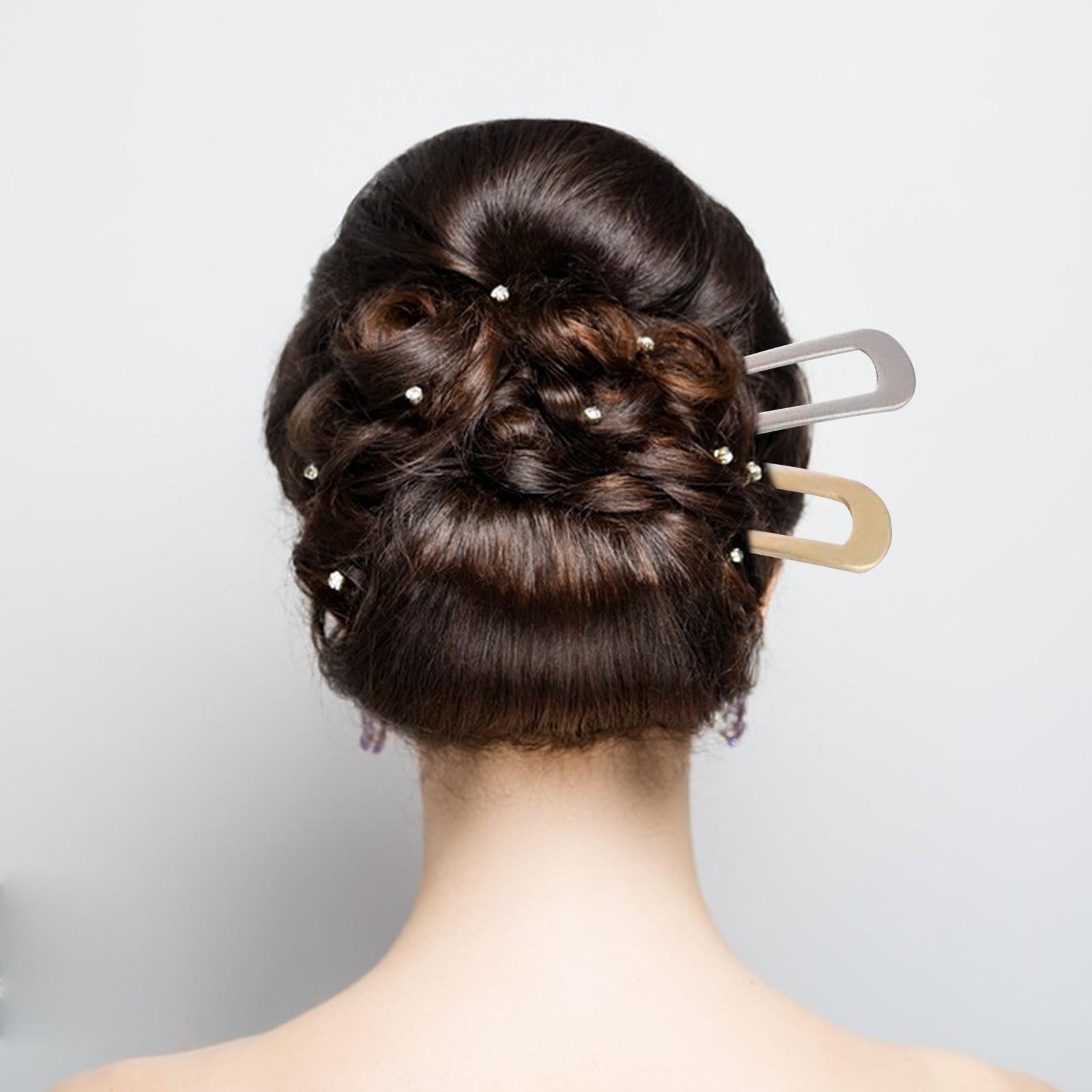 

Французская шпилька для волос, новые U-образные шпильки для французских волос, французские палочки для волос вилка One Size