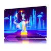 Synthwave Neon City Tinplate Poster Customized Wall Art Retro Vintage Metal Signs for Fans Living Room Decorations Desk Decor