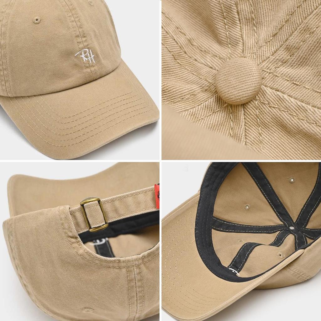 New Cotton Embroidery Letters Baseball Cap for Women Solid Color Adjustable Sunshade Hat Outdoor Hip Hop Sports Peaked Caps