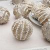 New Year 8CM Christmas Tree Decor Foam Christmas Tree Pendant Hanging Balls Home Party Hanging Decorations Sequined Shiny Ball