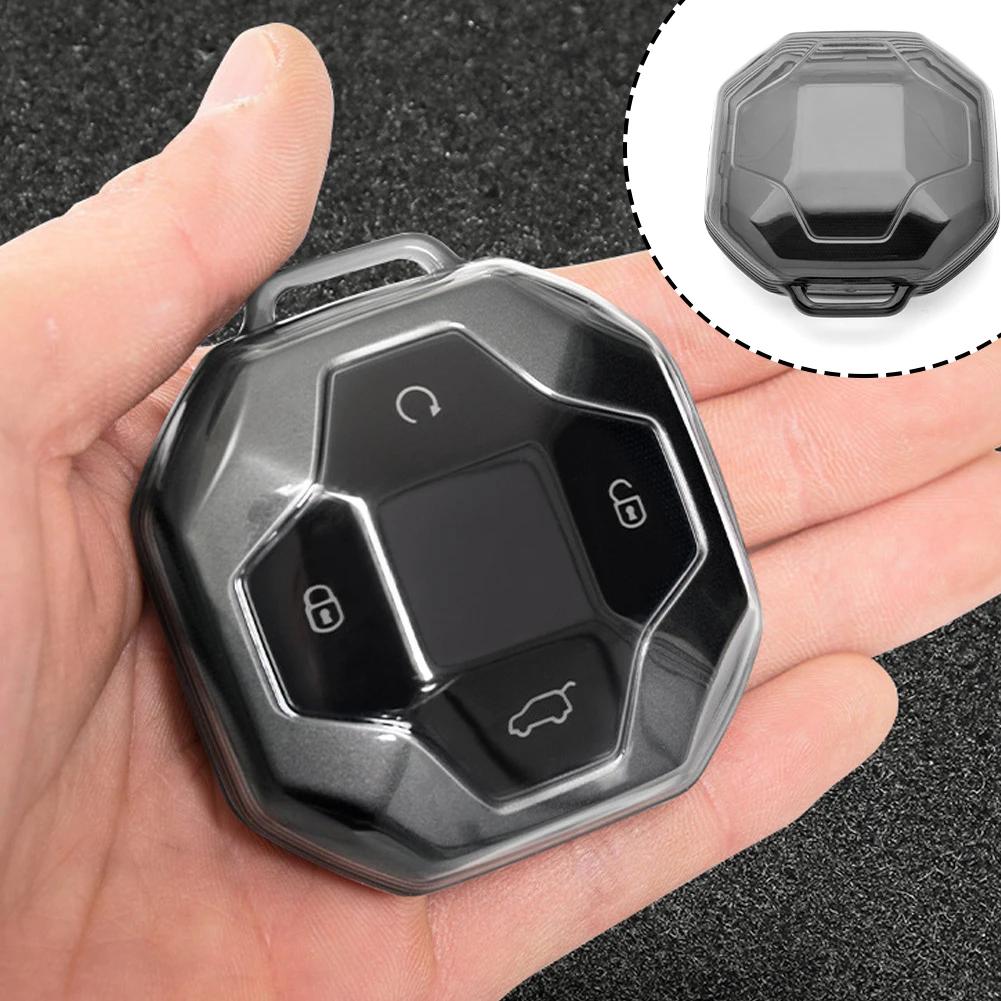 TPU Smart Car Key Case 4 Buttons Remote Control Protector Cover for Chery Jetour T2 Traveler 2025 2025 Keyless Auto Accessories
