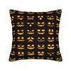 Pillow Case Halloween Pumpkin Striped Geometric Seamless Pattern Comfy  Pillow Cover For Sofa Car Home Decor Funny Pillowcases
