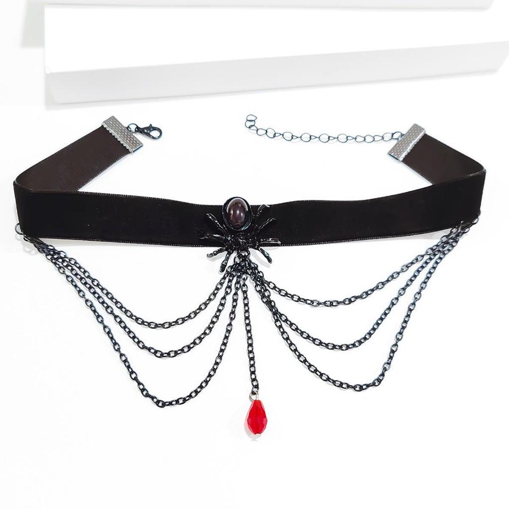 Retro Gothic Punk Bat Skull Spider Pumpkin Halloween Earrings