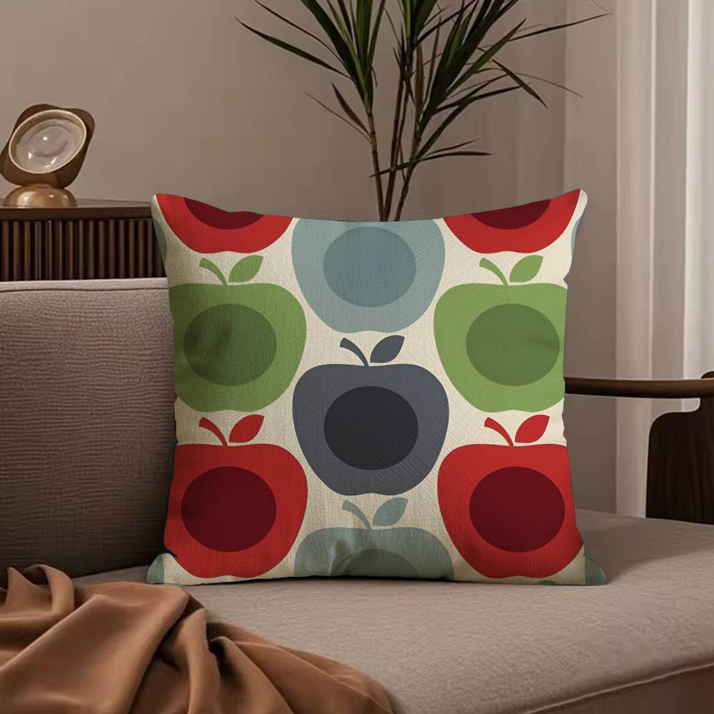 Fashion O-Orla k-Kiely Flower Pillow Case Anti-dustmite Pillowcase Invisible zipper silky short plush Sofa cushion cover