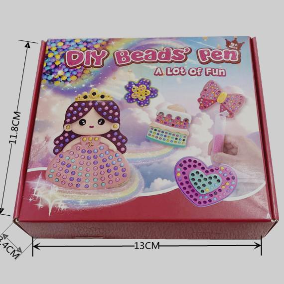 Colorful Cartoon Princess DIY Diamond Painting Stickers - Handmade Beaded Art Décor