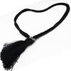 Damesleren riem in Koreaanse stijl met strik en kwastje tailleketting