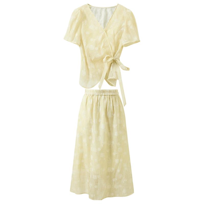 Sancai 2026 Summer New Chinese Style Three-Piece Set