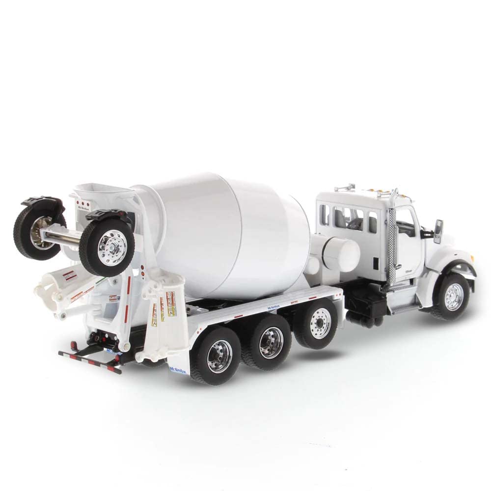 DIECAST MASTERS Kenworth T880 SBFA with McNeilus BridgeMaster Mixer White Cab 71081 -