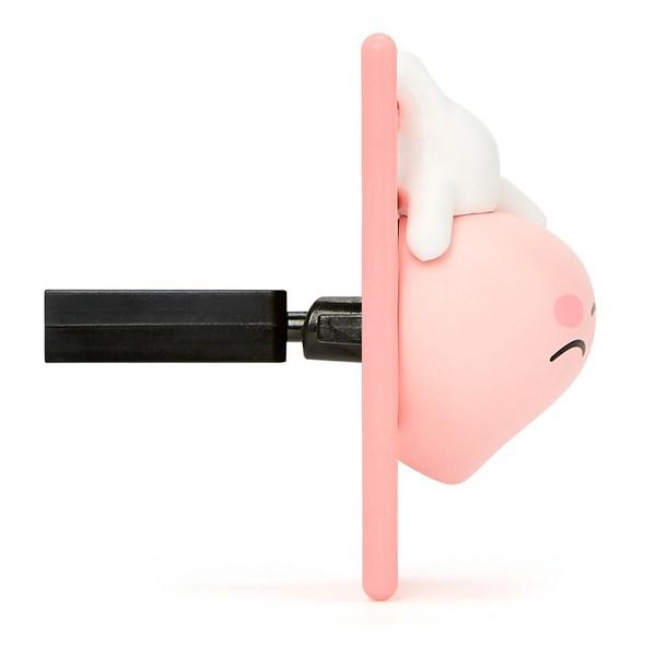 Kakao Friends Ladder Apeach Car Air Freshener, 1 Piece, Floral Peach, Koreas Best Character