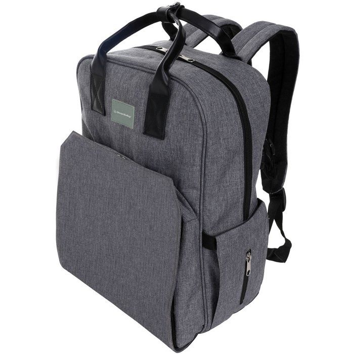 Sac a dos a langer avec matelas a langer - DREAMBABY - Clips pour poussette - Pochette d'essuyage en filet - Sangles réglables
