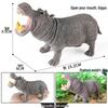 Children's Farm Animal Models: Cow, Pig, Rooster, Donkey, Duck, Cat, Sheep - Plastic Toy Set