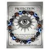 Devil Eye Bracelet Natural Stone Beads Hand String 16-18Cm Adjustable Design Wristband Accessory For Daily Wear Gift