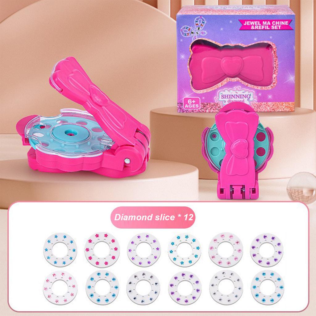 Diamond Art Craft Tool Kit For Kids Girls Hair And Clothing Diy Rhinestone Applicator Pen With Double Sided Gem Discs