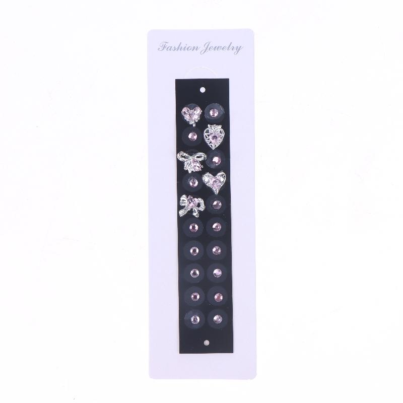20Pcs/Sheet  Heart Bow  Ear Point Stickers Ear Pressure Stick Acupuncture Auricular Ear Stickers Massage
