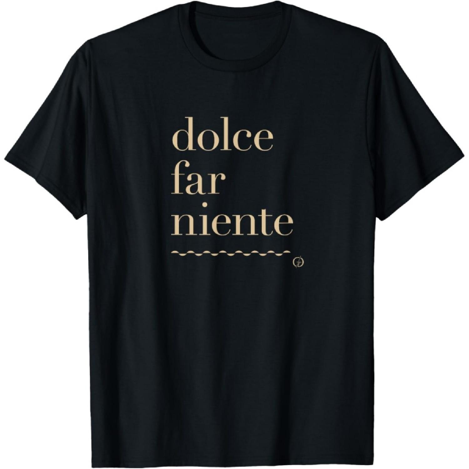 Dolce Far Niente #2 Футболка «Мир», Черная S чёрный