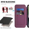 For iPhone 14 Case Compatible with MagSafe RFID Blocking Card Holder Leather Phone Cover