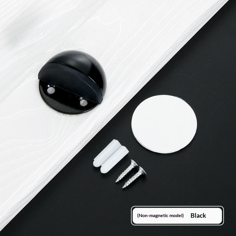 

1Set Stainless Silicone Anti-Collision Buffer New No-Drill Magnetic Door Stopper For Glass & Bedroom Doors Windproof Floor Mount