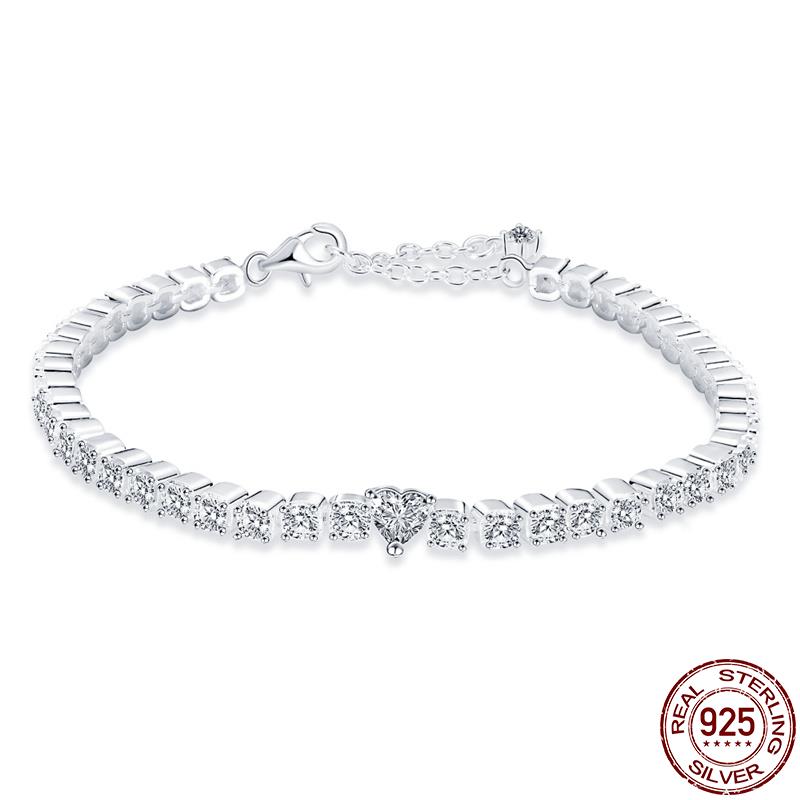 

Браслет из серебра 925 пробы, оригинальная цепочка в виде змеи 17-20, сглаз, сердце, звезда, циркон для подвесок, бусины, кулон, ювелирные изделия на день рождения, изготовление подарков 18