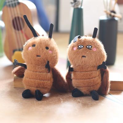 Cute Little Bug Pendant Plush Toy Doll Bug Bag Hanging Keychain Doll Doll Doll