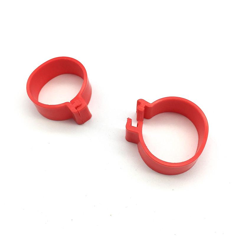 Chicken Foot Ring ID2.0cm Duck Turkey Poultry Identification Foot Rings Birds Feeding Equipment Animal Management Tool 1000 Pcs