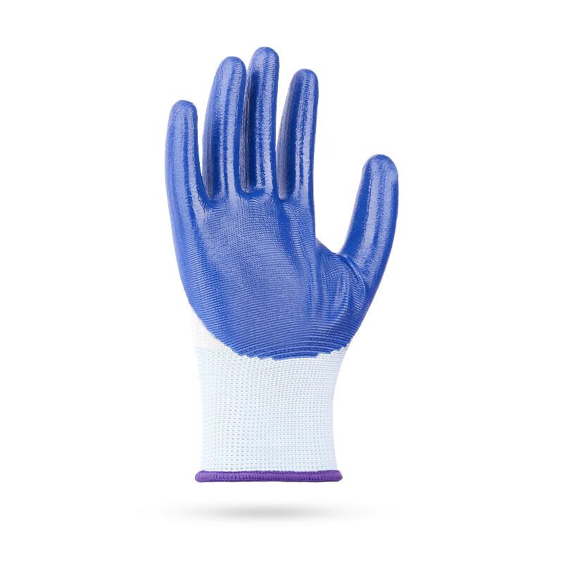 Heavy-Duty Nitrile Dipped Work Gloves