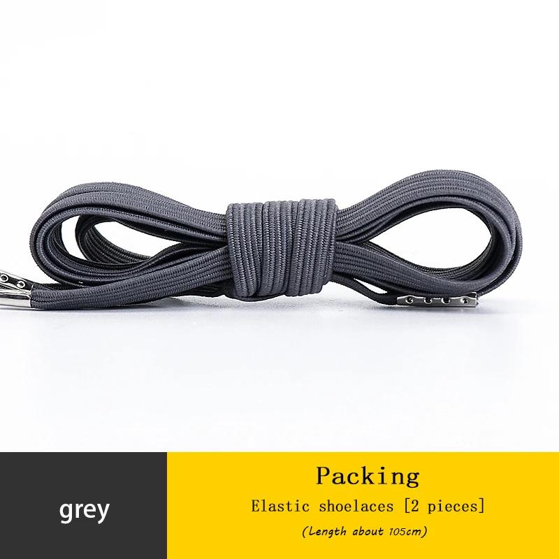 Elastic Sneakers Flat Shoelaces for Shoes AF1 Metal Head Shoe Laces Women Man Shoelace Shoes Accessories Cordones Apatillas