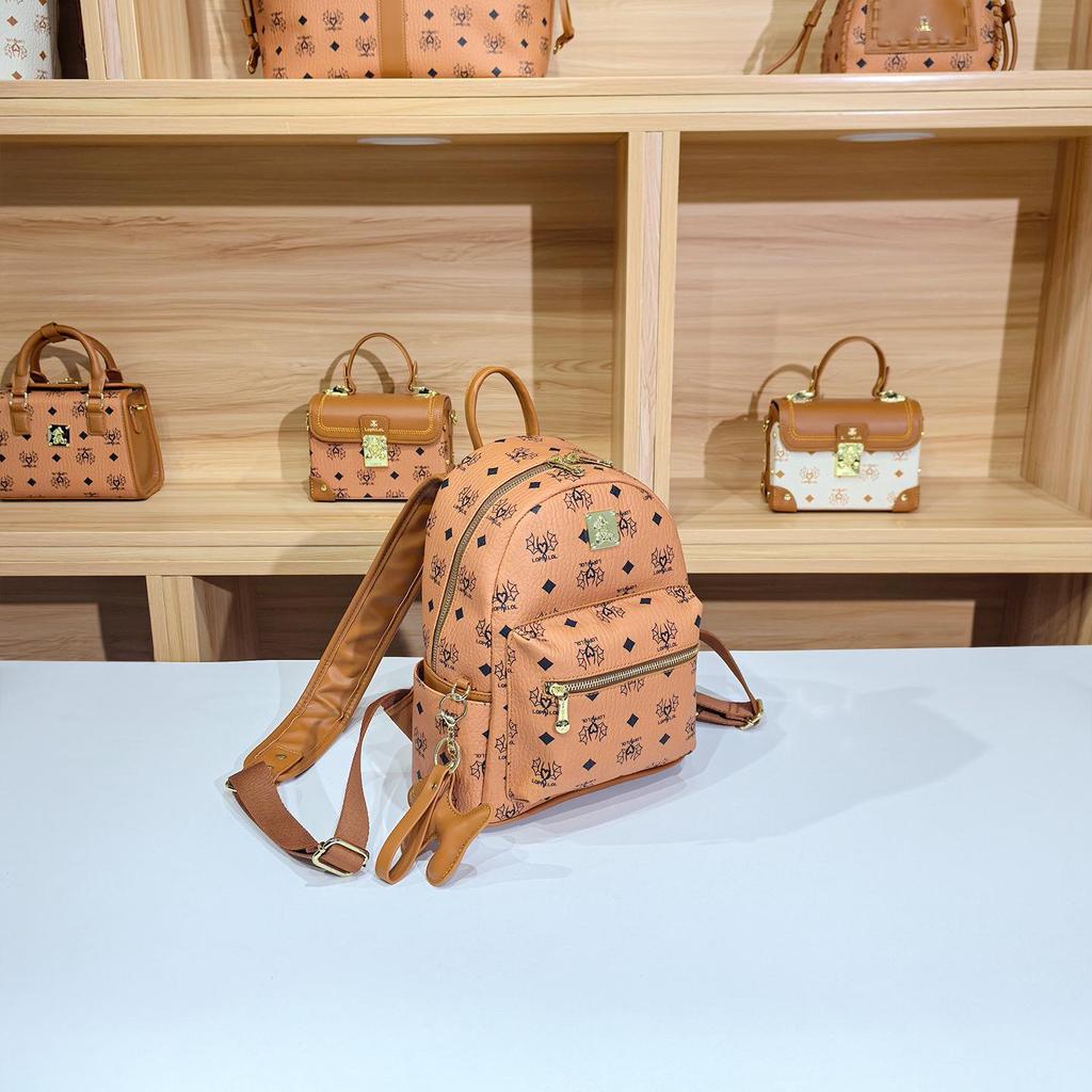 Women's Retro Floral Backpack, Classic Style, Fashionable, Large Capacity, Perfect for Commuting