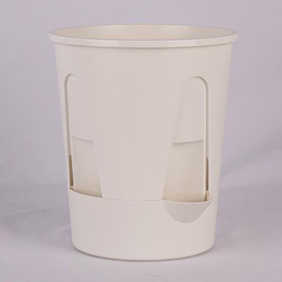 Self Watering Planter Flower Pot with Reservoir Saucer Ventilated Plant Pot for Phalaenopsis Indoor Orchids Home Balcony Office Desk