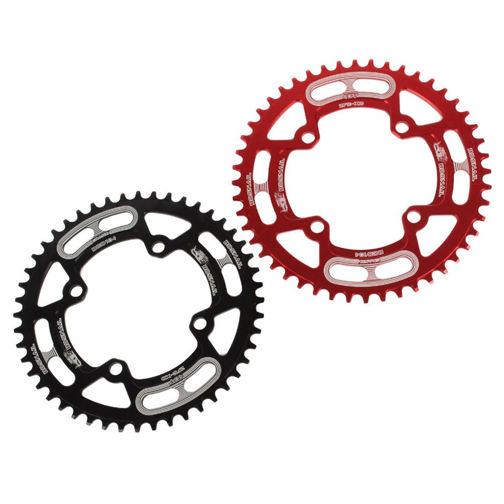 44T/46T/48T/50T/52T Korba Roweru Górskiego MTB Zestaw Korbowy Roweru MTB Aluminiowa Wąsko-Szeroka Tarcza Korbowa BCD 104