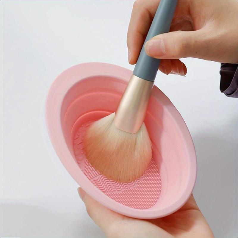 Newest Silicone Makeup Brush Cleaning Pad-Efficient & Portable & Reusable Makeup Brush Cleaning Mat with Suction Cup