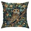 Home Decor Wild Creatures And Floral Botanical Pillow Covers Pattern Cushion Cover Suitable For Sofa Bedroom Car Pillow Cover