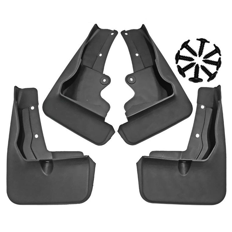 

4 шт., брызговики для автомобильных шин для MITSUBISHI ASX, авто внешние аксессуары, брызговики для колес, защита крыла, всплеск 4pcs Black